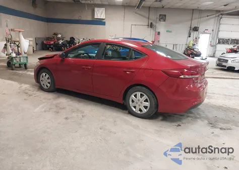 2017 Hyundai Elantra Se z USA, uszkodzony, nr VIN KMHD74LF3HU074100